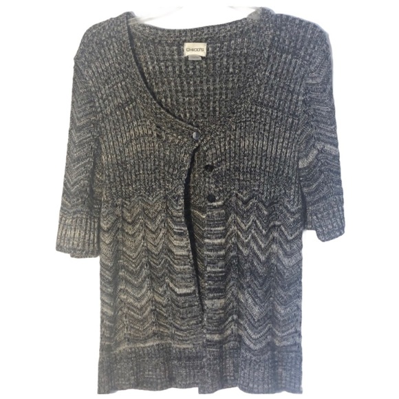 CHICO’S | Mid-Length Sleeves Sweater Brown 2 (12) - Picture 1 of 6